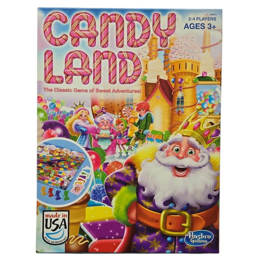 Hasbro Candy Land Board Game - Colorful Adventure for Kids EUC
